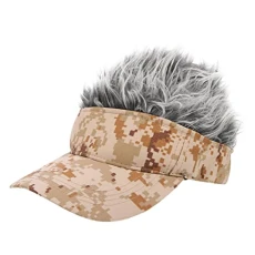 Wig Cap Baseball Cap Hair Visor Hat with Hair Golf Hats with Fake Hair Sports Headbands for Women Baseball Caps Wig Hat Men Bonnet Mens Baseball Hat Adjustable Hat Parent-child