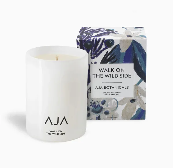 Wild Side White Candle with Natural Essential Oils
