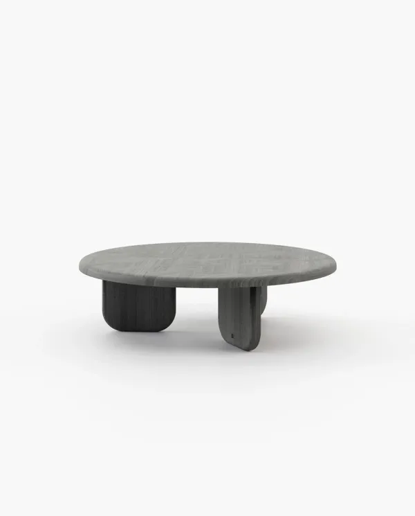 WILLIAMS Coffee Table Grey Eucalyptus Veneer Matte