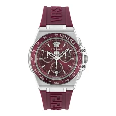 Wine Alumin Burgundy Watch - Red
