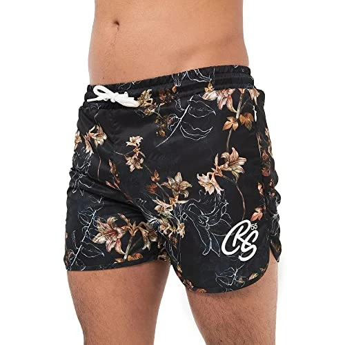 Winifred Men's Swimming Shorts, Black, XL