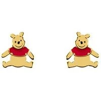 Winnie The Pooh Earrings - Gold