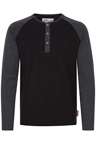 Winston” men’s long-sleeved shirt -  Black - 48