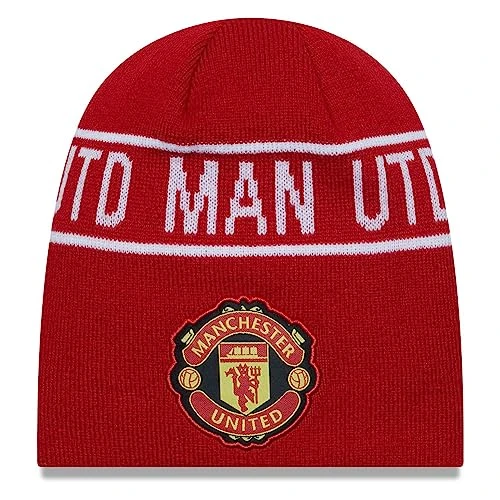 Winter Beanie - SKULL Manchester United red