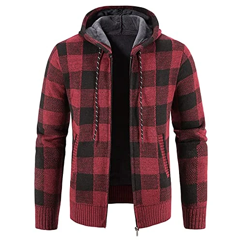 Winter Jackets for Men Cropped Splicing Jackets Winter Open Front Coat Loose Work Suit for Work Office Professional UK