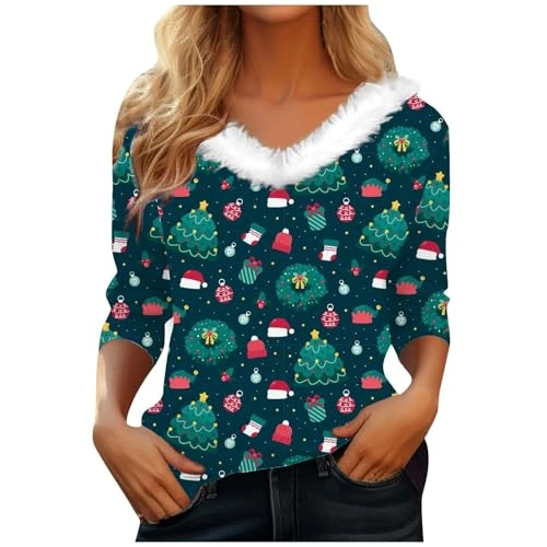 Winter Jumpers for Women UK Ladies Polo Neck Jumpers Womens Winter Tops Crew Neck Sweatshirt Baggy Boat Neck Sweaters Long Sleeve Pullover for Women Pullover Sweatshirts(2-Purple,L)