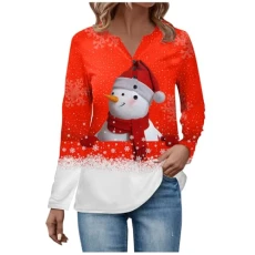 Winter Jumpers for Women UK Womens Polo Neck Jumpers UK Womens Long Sleeve Tops Ladies 1/4zip Front Sweatshirt Ladies Sweaters Ladies Tunics PulloverSweaters Jumper Tops(4-Red,3XL)