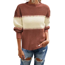 Winter/Fall Warm Long Sleeve Ladies V Neck Jumpers Size 12 Jumpers for Women V Neck Long Sleeve Plus Size Crew Neck Knitwear Jumper Women Cardigans Knitted Graphic Jumpers Deals Coffee