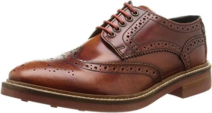 Woburn Hi Shine Tan Men's Brogue UK 11 Woburn Hi Shine Tan Men's Brogue UK 11