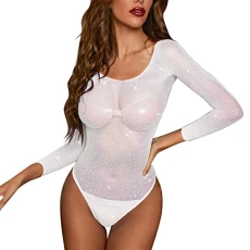 Women 1 Piece Backless Mesh Bodysuit Sheer Teddy Nightie Lace Up Lingerie Fishing Net Sexy Underwear Sleepwear Steel Ring Pajamas Gart Long Lingerie for Women Women 1 Piece Backless Mesh Bodysuit Sheer Teddy Nightie Lace Up Lingerie Fishing Net Sexy Underwear Sleepwear Steel Ring Pajamas Gart Long Lingerie for Women