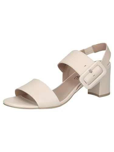 Women' 9-28306-42 Heeled Sandal, Cream Perlato, 4 UK