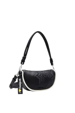 Women Aquiles Z Sheffield M Accessories PU Shoulder Bag, Black, One Size Women Aquiles Z Sheffield M Accessories PU Shoulder Bag, Black, One Size