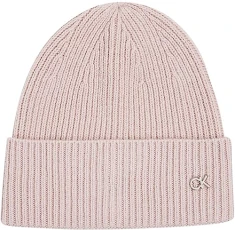Women Beanie Knitted Hat Winter, Pink (Pale Mauve), One Size