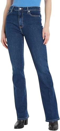 Women Bootcut Hw Kai Denim Pants, Denim, 28W / 32L