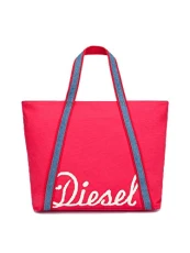 Women CANVAS JP BAG shopper shoulderbag (Red)