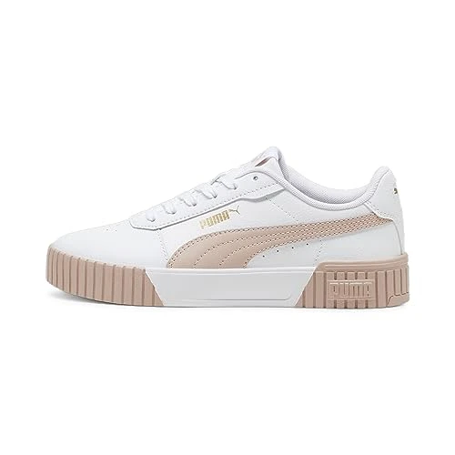 Women Carina 2.0 Sneakers,  White-Rose Quartz- Gold, 4 UK