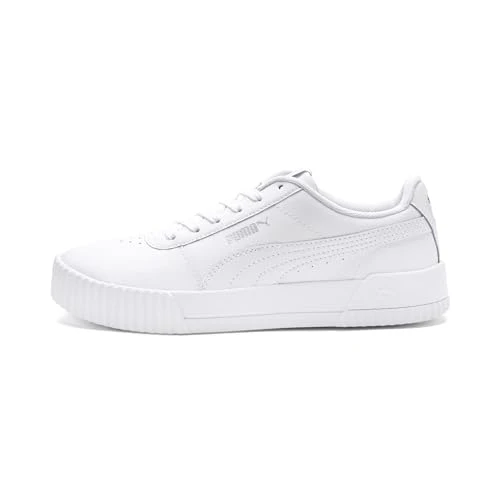 Women Carina L Sneakers,  White- White- Silver, 7 UK