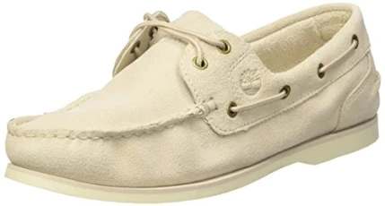 Women Classic Mocassins, White (Rainy Day Suede), 7.5 UK (41 EU) Women Classic Mocassins, White (Rainy Day Suede), 7.5 UK (41 EU)