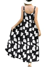 Women Dress Summer Casual Maxi Plus Size Dress Ladies Boho Floral Square Neck Long Dresses Wide Pockets L E96 UK CR162 Women Dress Summer Casual Maxi Plus Size Dress Ladies Boho Floral Square Neck Long Dresses Wide Pockets L E96 UK CR162
