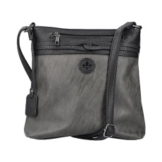 Women H1519 Shoulder Bag, Gray, S Women H1519 Shoulder Bag, Gray, S