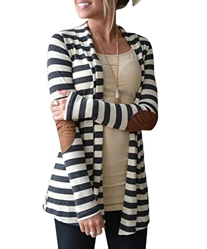 Women Ladies Cardigans Comfortable Long Sleeve Coat Printing Cotton Shawl Autumn Sweater Coat (UK 10)