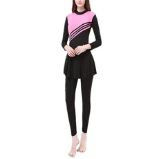 Women Long Sleeve Swimsuit Muslim Swimwear One Piece Burkini Full Cover Modest Swimming Costume Islamic Arab Bathing Suit with Hijab Women Long Sleeve Swimsuit Muslim Swimwear One Piece Burkini Full Cover Modest Swimming Costume Islamic Arab Bathing Suit with Hijab