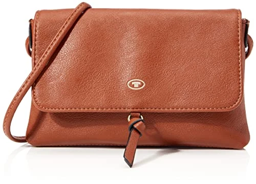 Women Luna Shoulder Bag, Cognac Brown, 20x12.5x2 cm (B x H x T)