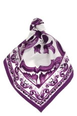 Women Maiolica Print Scarf Size U