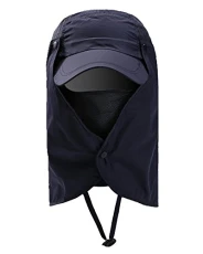 Women Men Sun Protection Hat Unisex Detachable Neck Face Flap Baseball Cap Outdoor Fishing Hat Navy One Size Women Men Sun Protection Hat Unisex Detachable Neck Face Flap Baseball Cap Outdoor Fishing Hat Navy One Size
