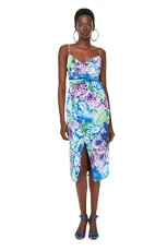 Women Midi The wrap Regular fit Woven Dress Women Midi The wrap Regular fit Woven Dress