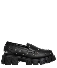 women moccasins black 5 UK