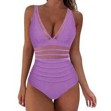 Women One Piece Swimming Costume Swimsuits for Women Uk Tummy Control Retro Vintage Bikini Bathing Suit Plus Size Swimming Costume Swimming Costume with Skirt Sports Bathing Suit Padded Swimwear