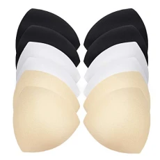 Women Removable Bra Pads Inserts Spongy Pad Bra Inserts Pads for Swimwear Sports White Black Skin Color 6 Pairs Women Removable Bra Pads Inserts Spongy Pad Bra Inserts Pads for Swimwear Sports White Black Skin Color 6 Pairs