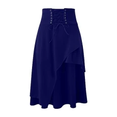 Women Satin Midi Skirt High Waist Hidden Elastic Waist Flared Casual A-Line Midi Skirt Maxi Dress Women Summer, blue, XL Women Satin Midi Skirt High Waist Hidden Elastic Waist Flared Casual A-Line Midi Skirt Maxi Dress Women Summer, blue, XL