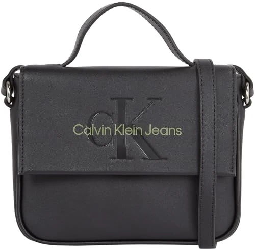 Women Shoulder Bag Small, Black (Black/Dark Juniper), One Size
