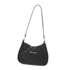 Women Shoulder Bag Tote Small Elegant PU Leather with Zipper Trendy Hobo Under The Arm Purse for Travel Street Vacation Party, Black Diamond Women Shoulder Bag Tote Small Elegant PU Leather with Zipper Trendy Hobo Under The Arm Purse for Travel Street Vacation Party, Black Diamond
