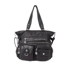 Women Soft Leather Hobo Handbags Luxury Large Capacity Shoulder Bags Shopping Bag Black Size: L Women Soft Leather Hobo Handbags Luxury Large Capacity Shoulder Bags Shopping Bag Black Size: L