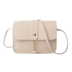 Women Tote Bag Simply Fashion Bag Strap Messenger Shoulder Bag Mobile Phone Bag, Pocket Design, Main Compartments with Zips and Small Compartment Daily Common