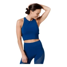 Women Warp Knit Crop Tanktop - Legend Marine, M Women Warp Knit Crop Tanktop - Legend Marine, M