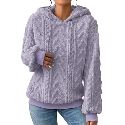 Women Winter Clothes 1/4 Zip Pullover Women Womens Basics Blue Sweatshirt Woman Sweatshirt Teen Girl Trendy Clothes Fitted Hoodies for Women Purple Hoodie for Women Fall Clothes for Women 2024 Trendy