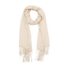 Women Winter Scarf Cashmere Feel Pashmina Shawls and Wraps Soft Long Scarves(Solid Beige)
