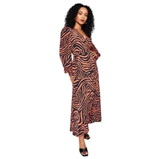 Women Wrap Dress Multi 12 (M)