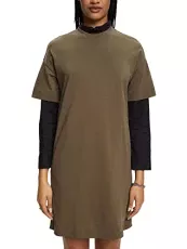 Women's 033cc1e301 Dress, Khaki Green, S Women's 033cc1e301 Dress, Khaki Green, S
