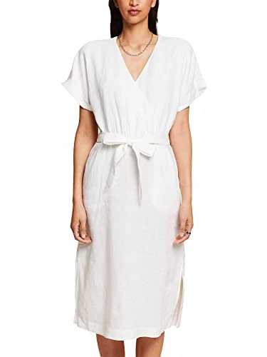 Women's 043eo1e308 Dress, 100/White, 6