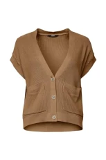 Women's 083eo1i302 Cardigan Sweater, 235/Caramel, L Women's 083eo1i302 Cardigan Sweater, 235/Caramel, L
