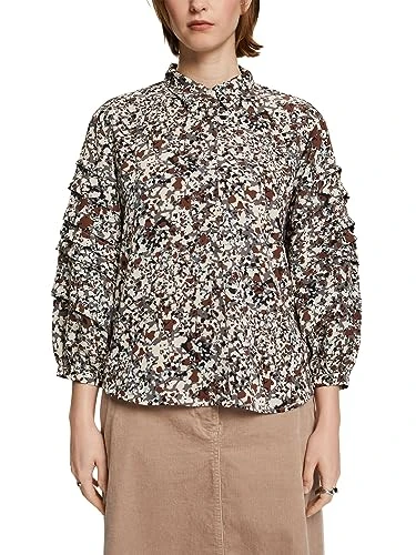 Women's 093eo1f310 Blouse, Brown, M