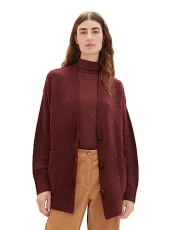 Women's 1038006 Longstyle Cardigan with Pockets, 32404-raisin Melange, M Women's 1038006 Longstyle Cardigan with Pockets, 32404-raisin Melange, M