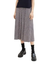 Women's 1039281 Midi Skirt, 33983-Blue Brown Geometrics Print, 8 Women's 1039281 Midi Skirt, 33983-Blue Brown Geometrics Print, 8