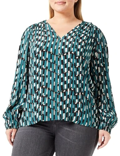 Women's 103EE1F326 Blouse, 308/EMERALD Green 4, XXL