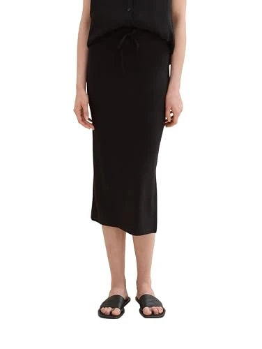 Women's 1041893 midi Skirt, 14482-Deep Black, 12